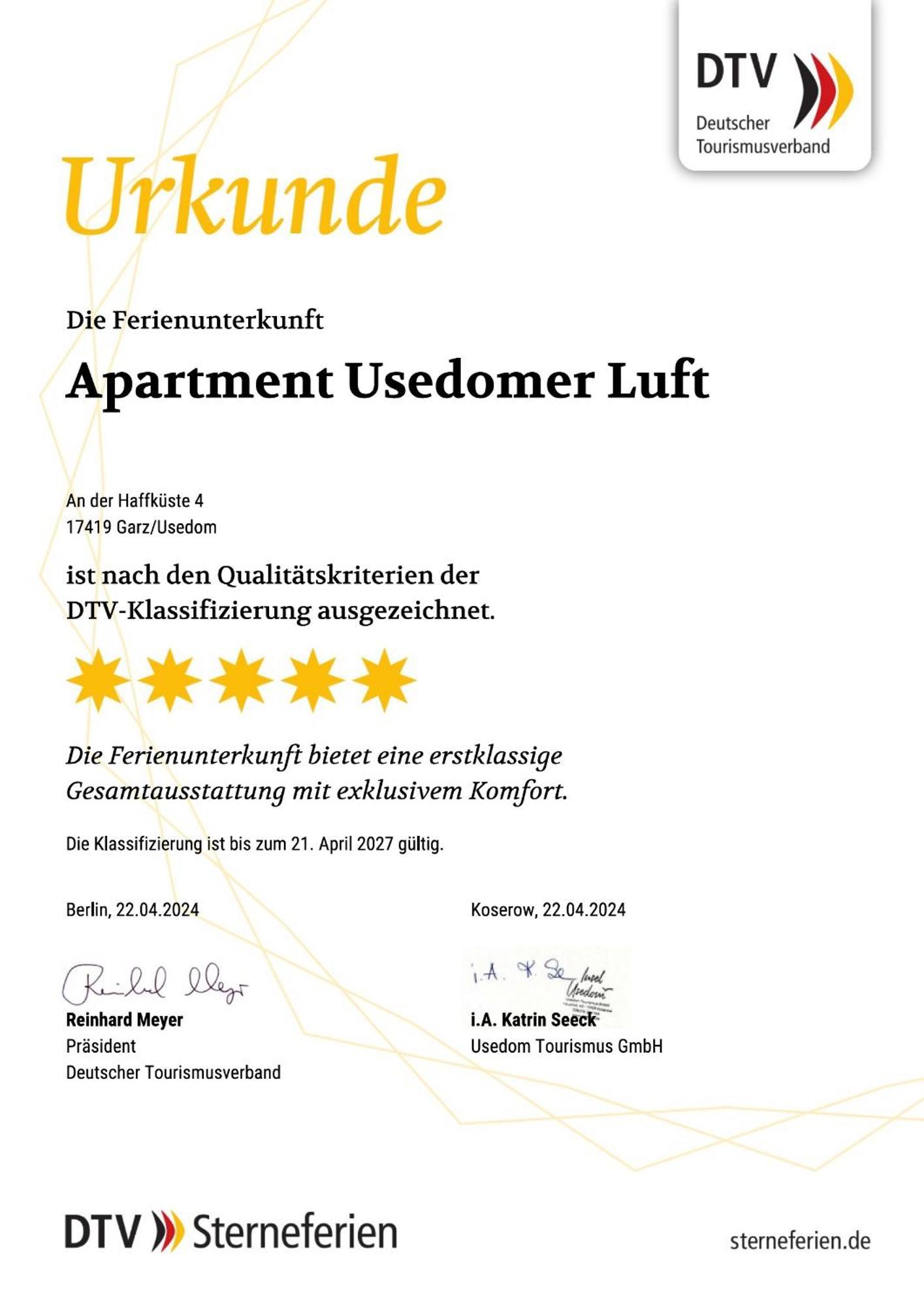 Apartment "Usedomer Luft" Garz  외부 사진